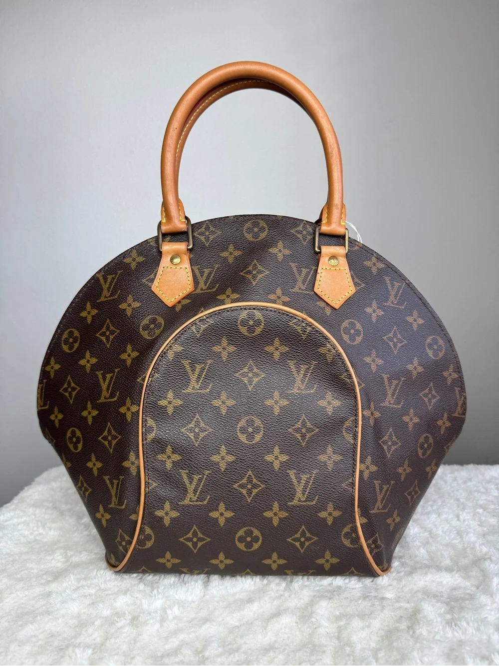 Louis Vuitton ellipse MM Brown Monogram Canvas Top Handle Bag